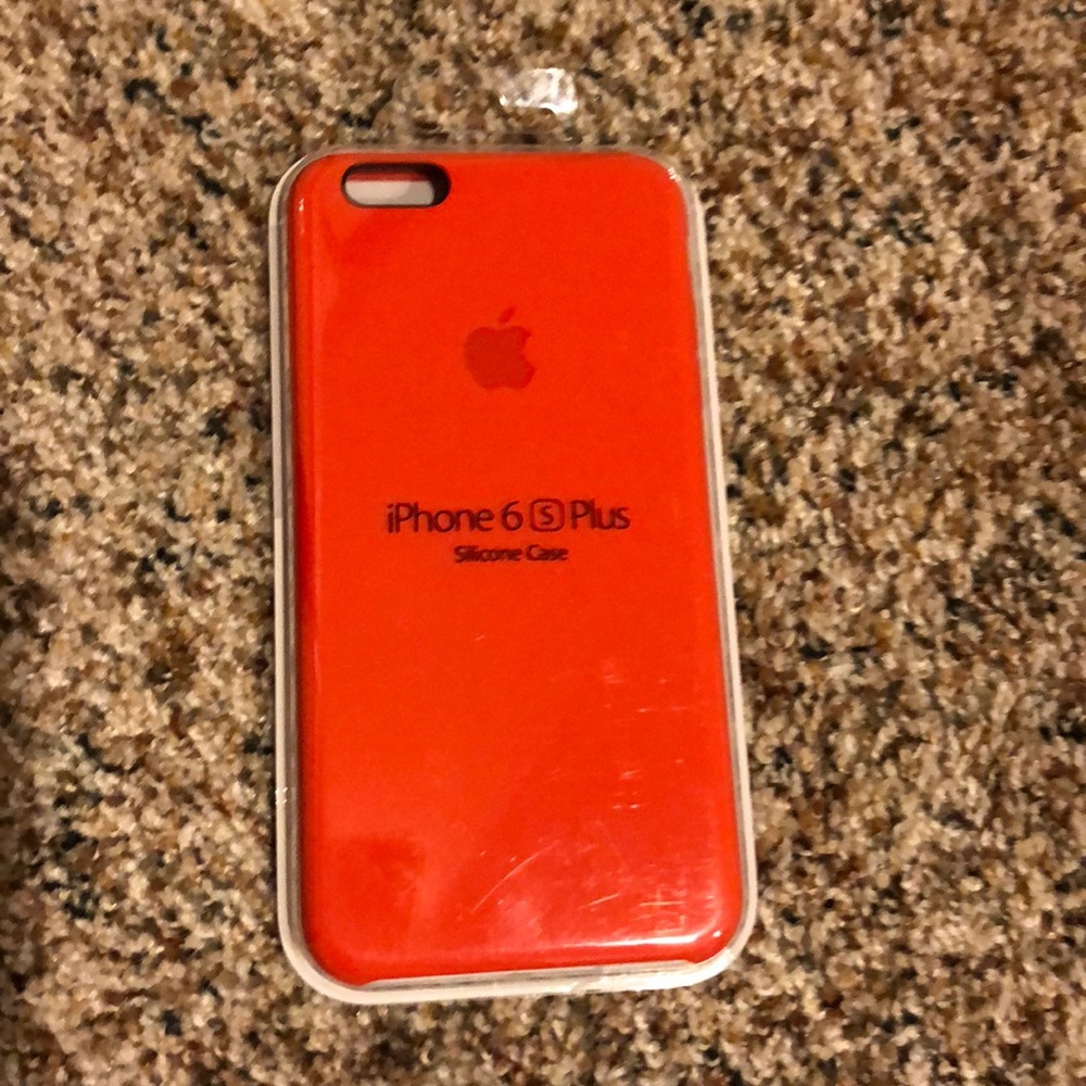 iPhone 6s PLUS Spicy Orange Apple Silicone Case